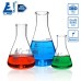 Conical Flask 150ml  (Erlenmeyer Flask) Borosilicate Glass Chemical Resistant CH0424E LABGLASS USA
